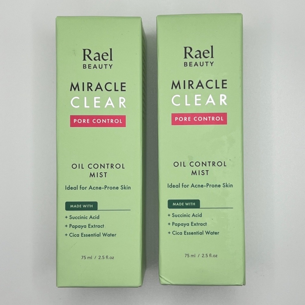 🚨3 for $15🚨 - RAEL BEAUTY - 2x Miracle Clear Oil Control Mist 75ml or 2.5 fl oz